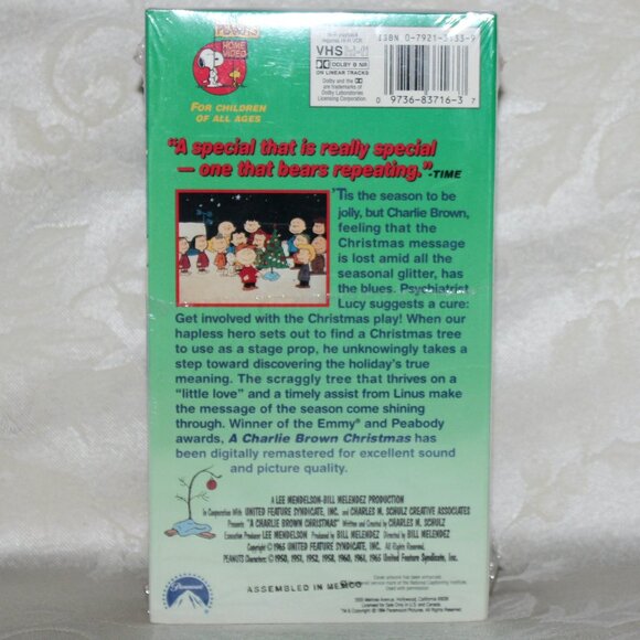 A Charlie Brown Christmas | VHS Factory Sealed - Picture 2 of 9
